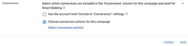 Conversion Action