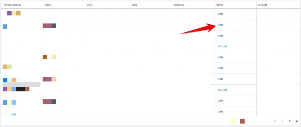 Select Google Analytics Account In Google Ads