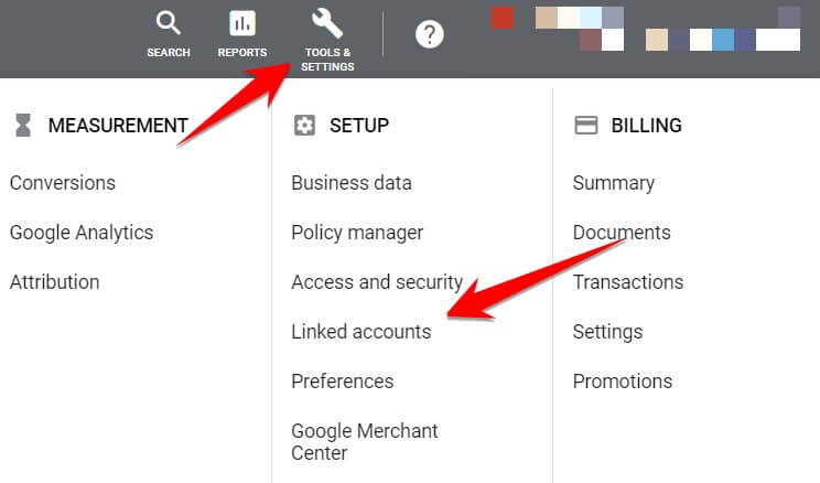 Where To Find Linked Accounts In Google Ads